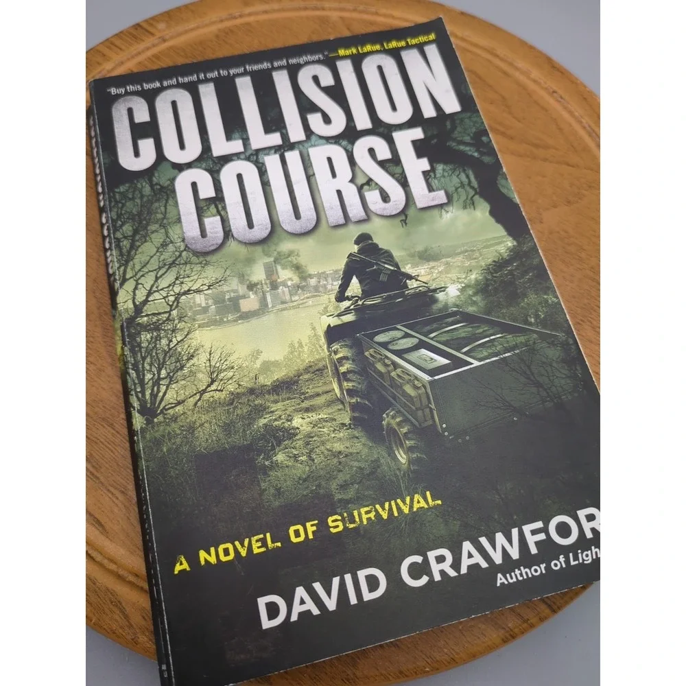 Lot of 2 - Lights Out - Collision Course‎ - by David Crawford - Two Paperpacks